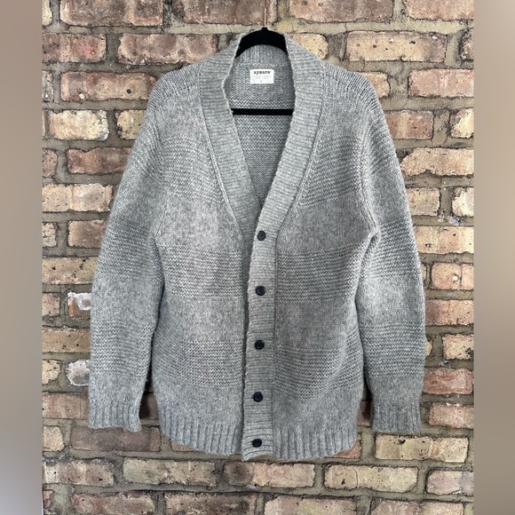 Aymara Eddy Cardigan Gray Sweater